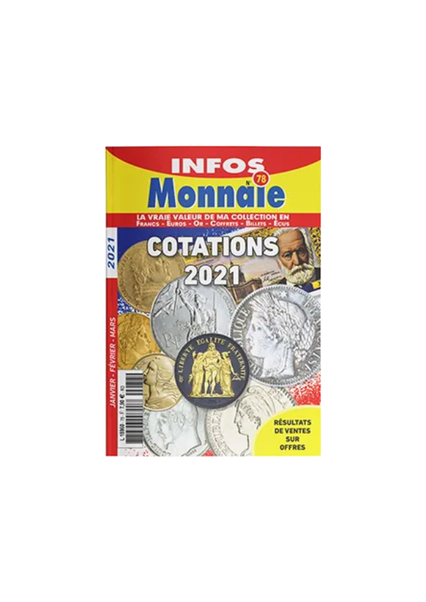 Infos Monnaie n°78 - Janvier-Février-Mars 2021