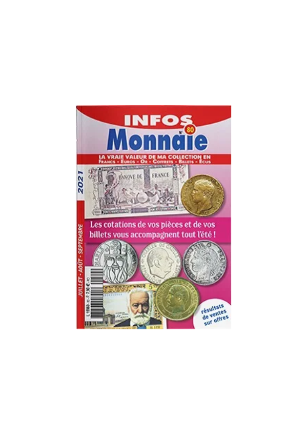 Infos Monnaie n°80 - Juillet, Août & Septembre 2021